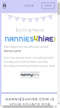Mobile Screenshot of nannies4hire.com